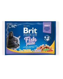 BRIT Cat Adult Fish Plate 4x100 g