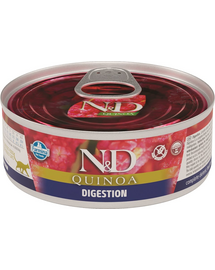 FARMINA N&D Cat Quinoa Digestion pentru îmbunătățirea digestiei 80 g