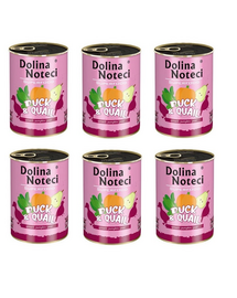 DOLINA NOTECI Premium SuperFood hrana umeda caini adulti, rata si prepelita 400 g x 6 buc.