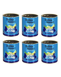 DOLINA NOTECI Premium SuperFood hrana umeda caini adulti, vitel si miel 400 g x 6 buc.
