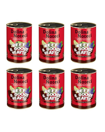 DOLINA NOTECI Premium SuperFood hrana umeda caini adulti, inimi de vita si gasca 400 g x 6 buc.