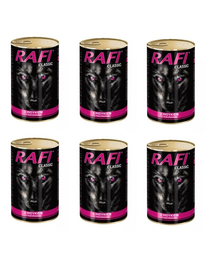 DOLINA NOTECI Rafi Classic hrana umeda caini adulti, cu carne de curcan 1240 g x 6 buc.