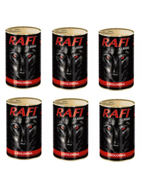 DOLINA NOTECI Rafi Classic hrana umeda caini adulti, cu vita 1240 g x 6 buc.