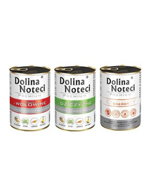 DOLINA NOTECI Premium Mix arome pentru caini SET 400 g x 20 buc.