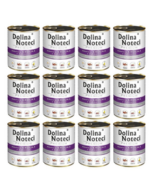 DOLINA NOTECI Premium bogat în iepure cu merișoare 12 x 800 g