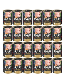 DOLINA NOTECI RAFI Conserve hrana umeda caini, cu prepelita 24x400 g