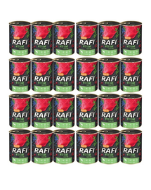 DOLINA NOTECI RAFI Hrana umeda caine, cu vanat 24x400 g