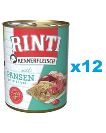 RINTI Kennerfleisch Rumen conserve hrana caine 12x400 g rumen