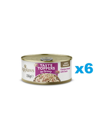 APPLAWS Taste ToppersConserve caine, cu pui si rata 6x156 g