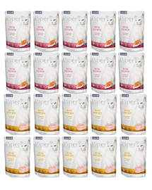 PIPER Animals Cat Adult Mix pachet plicuri pisici 20x100 g mix arome