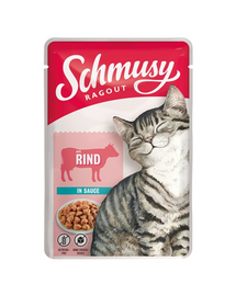 SCHMUSY RAGOUT vita in sos, hrana pisici 100 g