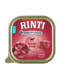 RINTI Singlefleisch Beef cu vita 10x150g pentru caine