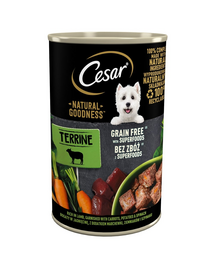 CESAR Hrana umeda pentru caini adulti, cu pui, igname si afine 400g