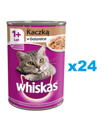 Conserve WHISKAS Adult 24x400 g rata in aspic hrana umeda pisici adulte