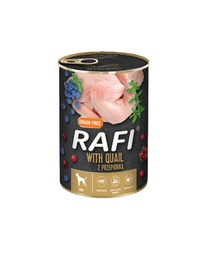 DOLINA NOTECI RAFI hrană umedă pentru câini, cu prepeliță 400 g