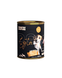 COUNTRY&NATURE Conserva hrana pentru caini adulti, cu pasare 800 g