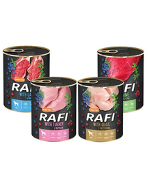 DOLINA NOTECI Rafi Premium Mix Conserve hrana caini adulti, mix sortimente 12x800g