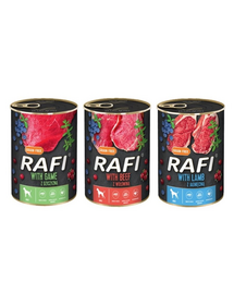 DOLINA NOTECI RAFI Hrana umeda pentru caini, mix sortimente 36x400g