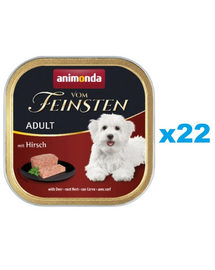 ANIMONDA Vom Feinsten Forest Hrana umeda cu caprioara pentru caini adulti 22x150 g