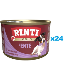 RINTI Gold Duck hearts Mini Kacze serca dla psów ras małych 24x185 g
