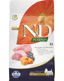 N&D Pumpkin lamb&blueberry adult mini 800 g