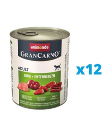 ANIMONDA Grancarno curcan și rață 12 x 800 g