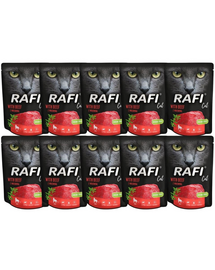 DOLINA NOTECI Rafi Cat mokra karma dla kota z wołowiną 10x300 g