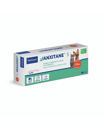 Anxitane S 30 tabletek Suplement diety na stres dla psów i kotów poniżej 10 kg
