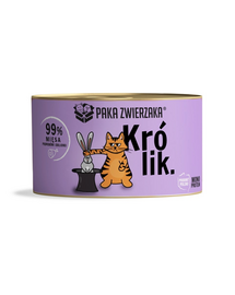 Karma mokra Królik dla kota 200 g