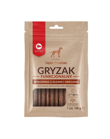 MACED snack caine cu alge si oregano, pentru igiena orala si imunitate 7 buc / 100 g
