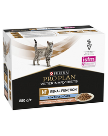 PURINA PRO PLAN Veterinary Diet Feline Advanced Care cu somon 10x85 g hrană veterinară pentru pisici
