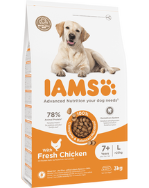 For Vitality Senior Large Breed Chicken 3 kg