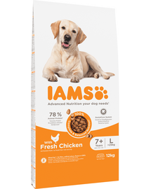 For Vitality Senior Large Breed Chicken 12 kg