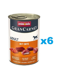 ANIMONDA GranCarno Wieprzowina z kaczką dla psa 6x400 g