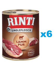 RINTI Singlefleisch Lamb Pure monobiałkowa jagnięcina 6x800 g