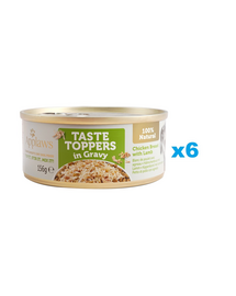 APPLAWS  Taste Topper Pierś z kurczaka z jagnięciną w sosie 6x156 g