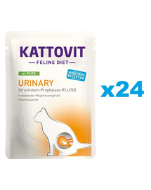 KATTOVIT Feline Diet Urinary indyk 24 x 85 g