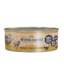Kitten Indyk i kurczak 85 g puszka dla kociąt