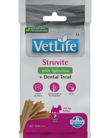 FARMINA Vet Life Dental Treat Struvite Mini 60 g batoane dentare pentru caine de talie mica