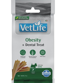 FARMINA Vet Life Dental Treat Obesity Mini 60 g gustaredentară pentru caini supraponderabili de rase mici