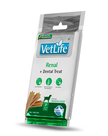FARMINA Vet Life Dental Treat Renal Medium/Maxi 100 g gustare dentara pentru caini de talie medie si mare cu probleme renale