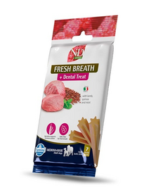 FARMINA N&D Quinoa Dental Treat Fresh breath Medium/Maxi 100 g gustare dentara cu quinoa pentru caini talie medie si mare
