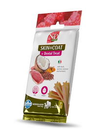 FARMINA N&D Quinoa Dental Treat Skin Coat Duck Medium/Maxi 100 g batoane dentare caini de talie medie si mare, cu rata