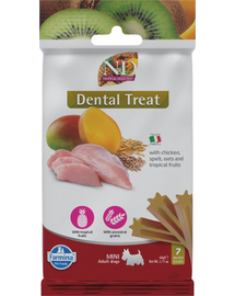 FARMINA N&D Tropical Selection Dental Treat Chicken Mini 60 g gustare dentara pentru caini de rase mici, cu pui