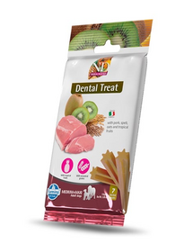 FARMINA N&D Tropical Selection Dental Treat Pork Medium/Maxi 100 g recompense dentare pentru caini de talie medie si mare