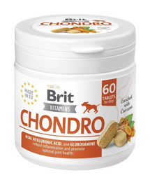 BRIT Vitamins Chondro 120g (60 tablete) supliment caini adulti, sustine articulatiile, oasele si mobilitatea