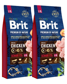 BRIT Premium By Nature Senior Large Extra Large L+XL 30 kg (2 x 15 kg)