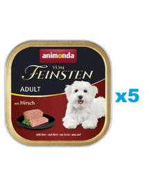 ANIMONDA Vom Feinsten Forest zestaw z jeleniem 5 x 150 g