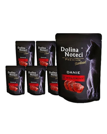 DOLINA NOTECI Premium plicuri cu vită pentru pisici sterilizate 10x85 g