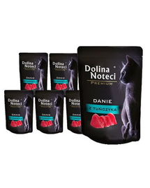 DOLINA NOTECI Premium hrană cu ton pentru pisici 10x85 g